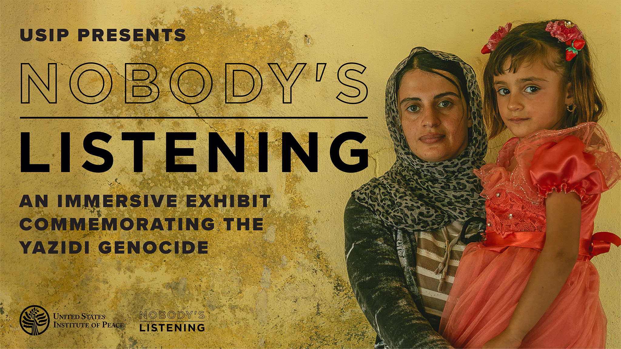 U.S. Institute of Peace presents “Nobody's Listening,” an immersive exhibit commemorating the Yazidi genocide 